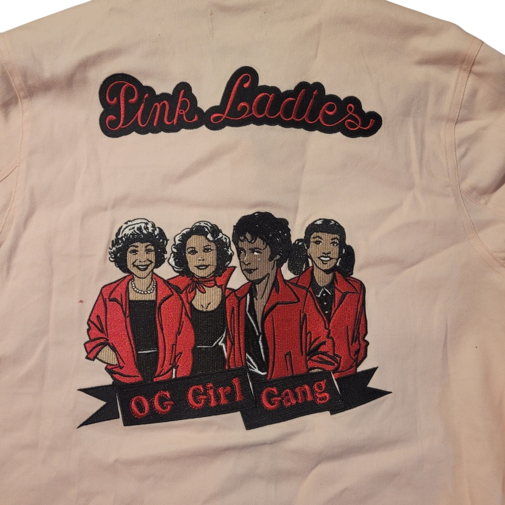 Pink Ladies Embroidered Jacket